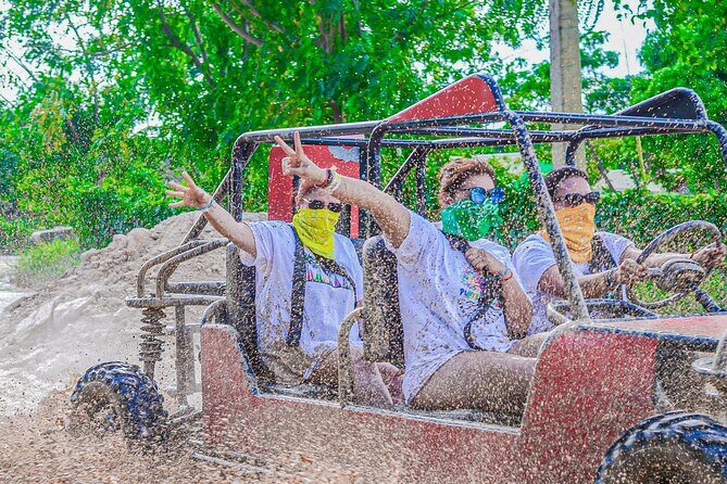 Tour ATV and buggy in Punta Cana Dominican Republic - Macao Beach downtime: photos and ocean air, with one seasonal catch