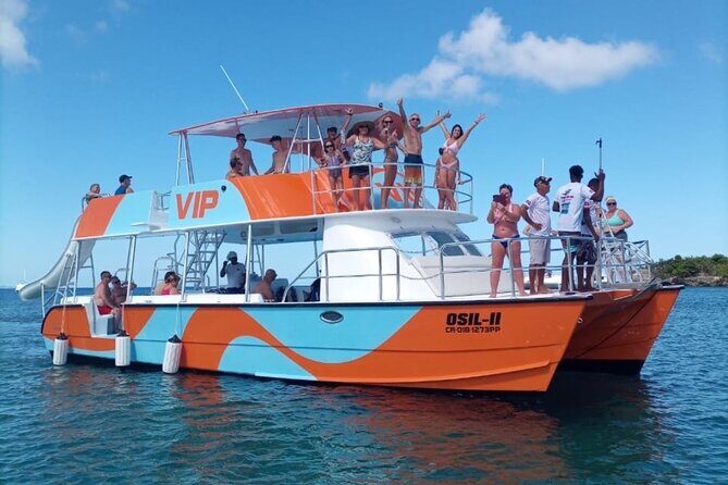 VIP Fascinating Boat Ride & Snorkeling at Sosua Bay - Sosua Bay snorkeling in a VIP party-catamaran format