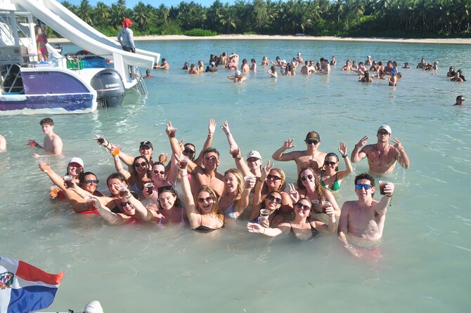 Private Catamaran Cruise with Slide & unlimited drinks - Natural Pool Beach Time: Swim, Sunbathe, and Take Photos
