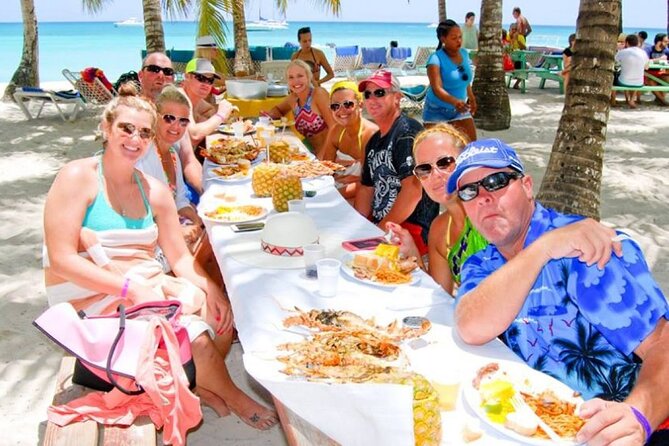 Saona Island Catamaran Adventure with Free Food and Transportation - The return catamaran party: snacks, drinks, and loud music